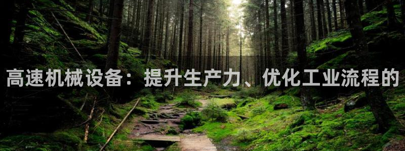 ag改九游会：高速机